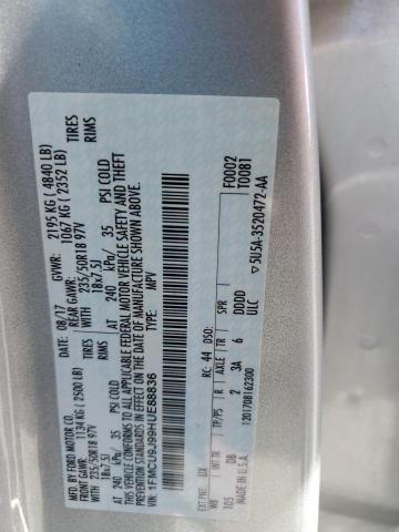 2017 FORD ESCAPE TITANIUM - 1FMCU9J99HUE88836