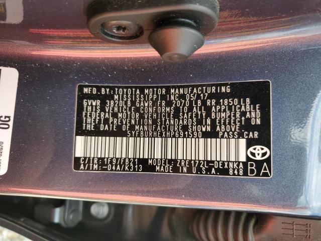 2017 TOYOTA COROLLA L - 5YFBURHEXHP691590