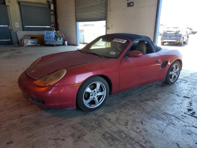 PORSCHE BOXSTER 2001 red converti gas WP0CA29821U625928 photo #1