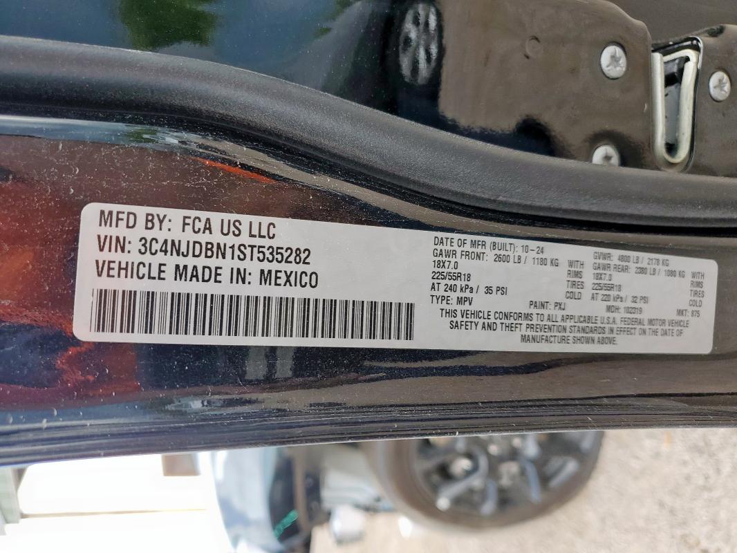 2025 JEEP COMPASS LA 3C4NJDBN1ST535282