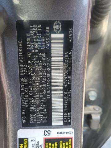 2022 TOYOTA CAMRY XSE 4T1K31AK7NU581207