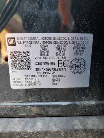 2025 CHEVROLET EQUINOX RS - 3GNAXTEG7SL232471