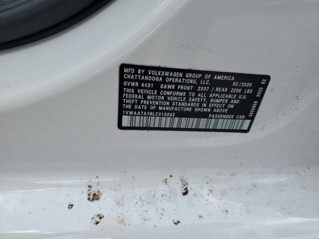 2020 VOLKSWAGEN PASSAT S 1VWAA7A36LC013242