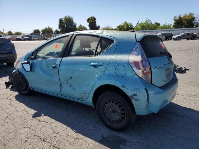 TOYOTA PRIUS C 2012 blue  hybrid engine JTDKDTB39C1013740 photo #3