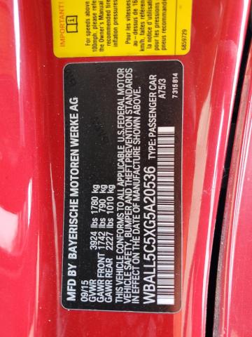 2016 BMW Z4 SDRIVE28I WBALL5C5XG5A20536