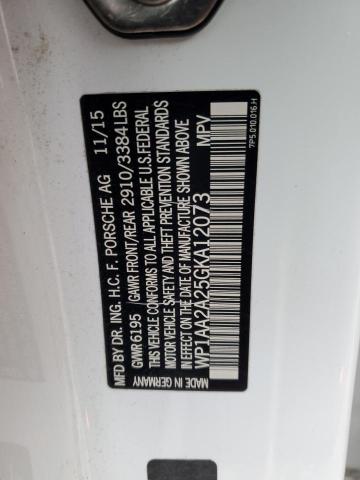 2016 PORSCHE CAYENNE WP1AA2A25GKA12073