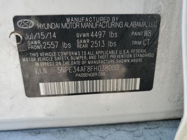 2015 HYUNDAI SONATA SPO 5NPE34AF8FH038000