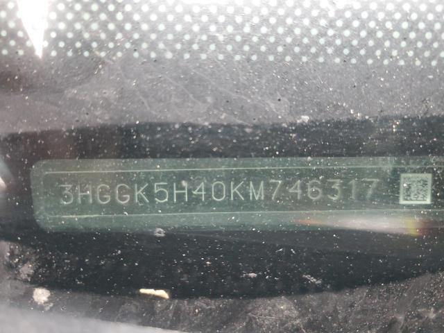 2019 HONDA FIT LX 3HGGK5H40KM746317
