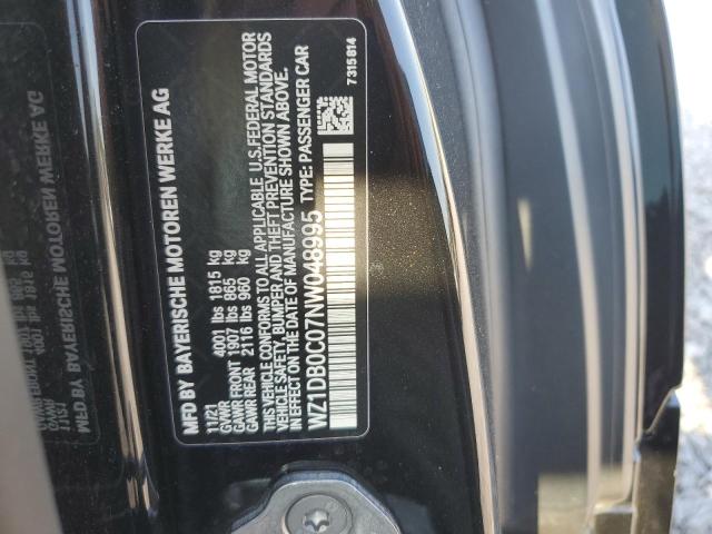 2022 TOYOTA SUPRA BASE WZ1DB0C07NW048995