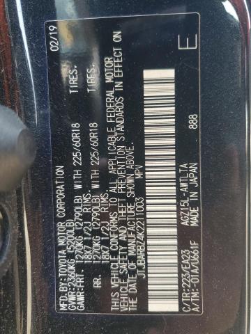 2019 LEXUS NX 300 BAS - JTJBARBZ4K2211003