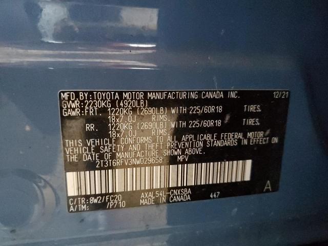 2022 TOYOTA RAV4 SE #3304148486