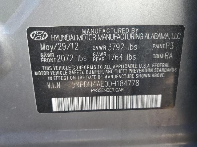 2013 HYUNDAI ELANTRA GL - 5NPDH4AE0DH184778