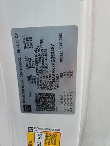 2023 CHEVROLET SILVERADO C1500 - 3GCNAAEK7PG353487