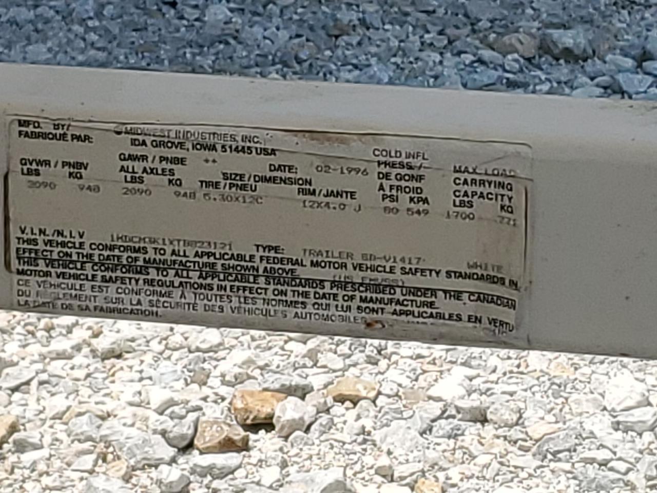 Lot #3277195957 1996 SEADOO BOMBARDIER