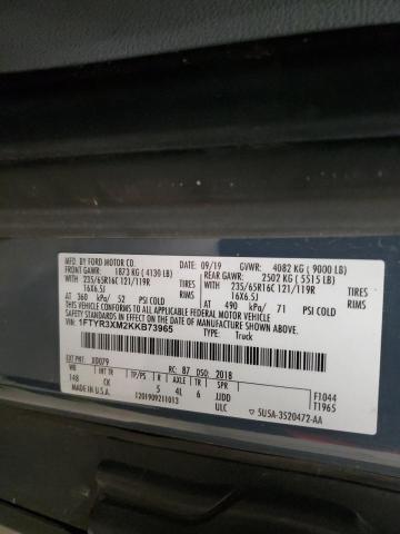 2019 FORD TRANSIT T-250 1FTYR3XM2KKB73965