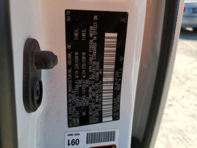 2020 TOYOTA SIENNA XLE 5TDYZ3DCXLS054079