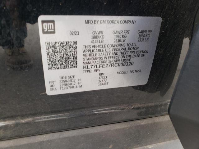 2024 CHEVROLET TRAX LS KL77LFE27RC008320