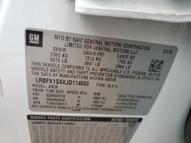 2018 BUICK ENVISION E LRBFX1SAXJD114663