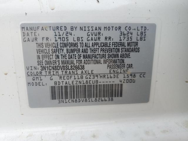 2025 NISSAN VERSA S 3N1CN8DV8SL826638