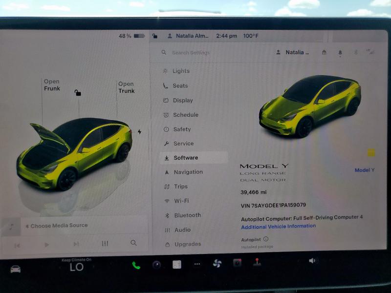 2023 TESLA MODEL Y 7SAYGDEE1PA159079