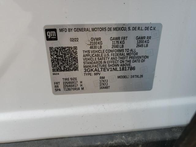 2022 GMC TERRAIN SL 3GKALTEV1NL181786
