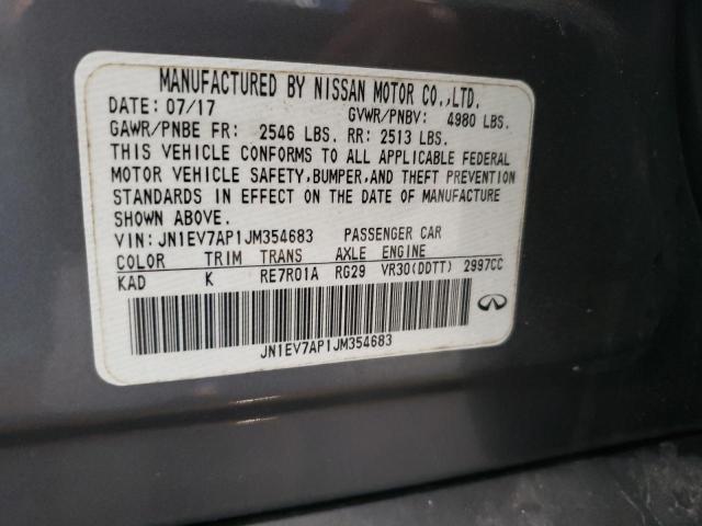 2018 INFINITI Q50 LUXE JN1EV7AP1JM354683