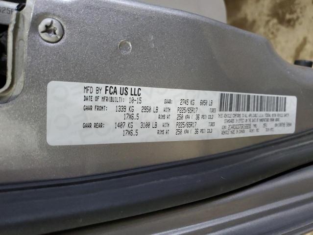 2016 DODGE GRAND CARA 2C4RDGCG7GR169235