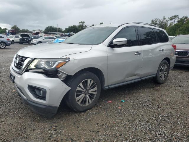 NISS PATHFINDER S 2017 silver  gas 5N1DR2MN4HC685747 photo #1