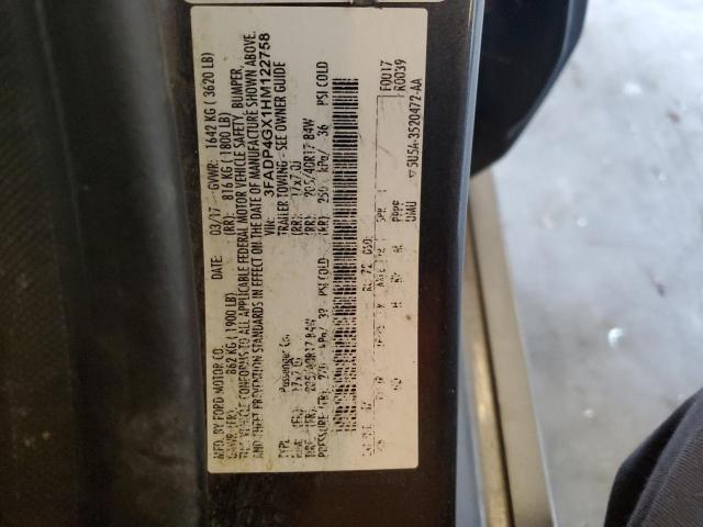 2017 FORD FIESTA ST 3FADP4GX1HM122758