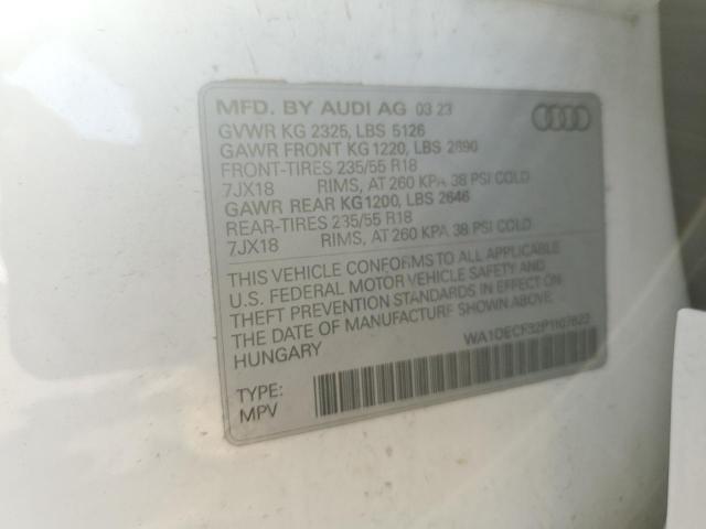 2023 AUDI Q3 PREMIUM WA1DECF32P1107622