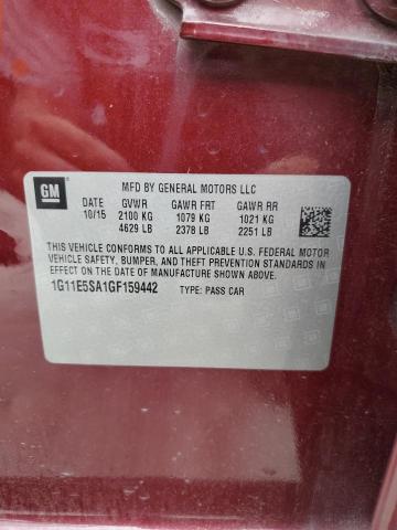 2016 CHEVROLET MALIBU LIM - 1G11E5SA1GF159442