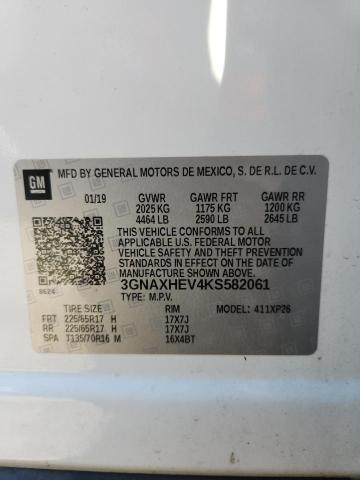 2019 CHEVROLET EQUINOX LS 3GNAXHEV4KS582061
