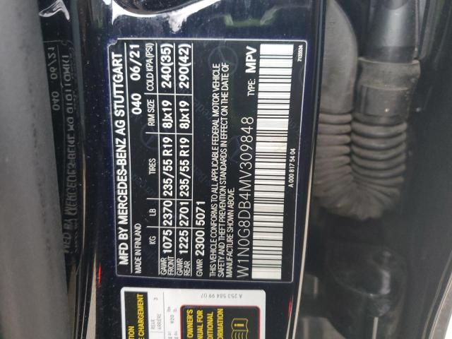2021 MERCEDES-BENZ GLC 300 W1N0G8DB4MV309848