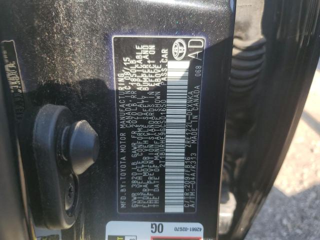 2016 TOYOTA COROLLA L - 2T1BURHE9GC501650