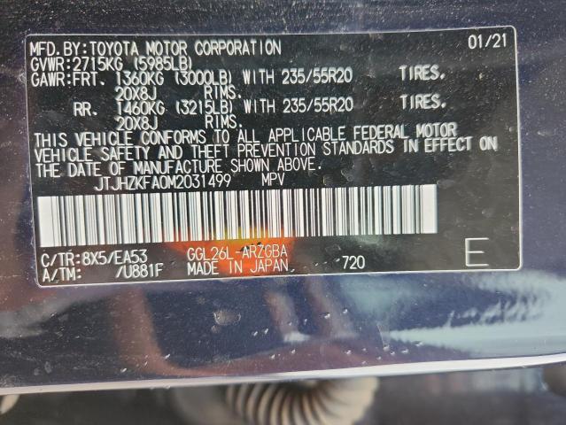 2021 LEXUS RX 350 L - JTJHZKFA0M2031499