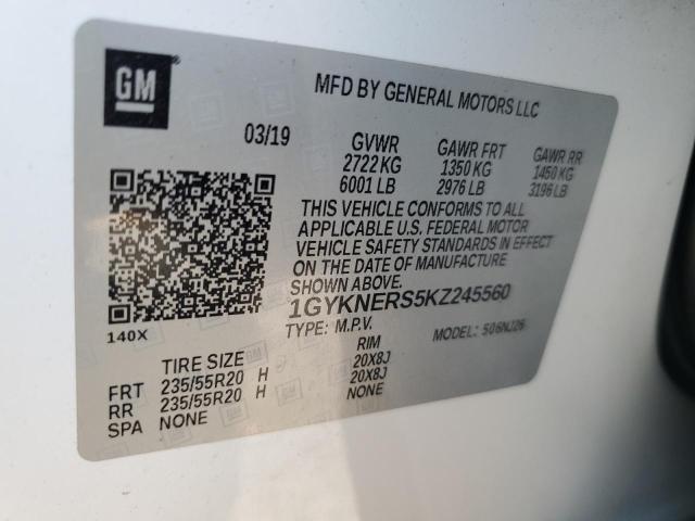 2019 CADILLAC XT5 PREMIU 1GYKNERS5KZ245560