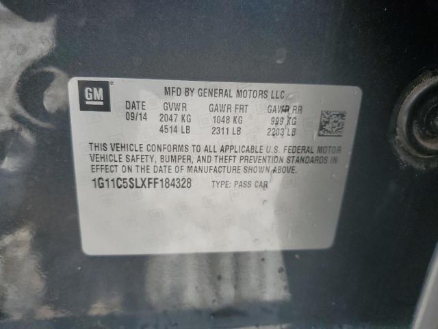 2015 CHEVROLET MALIBU 1LT 1G11C5SLXFF184328