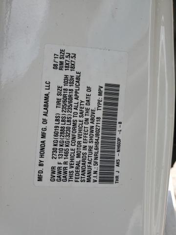 2018 HONDA ODYSSEY TO 5FNRL6H84JB027118