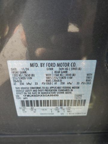 2025 FORD EXPLORER A 1FMUK8DHXSGA98499