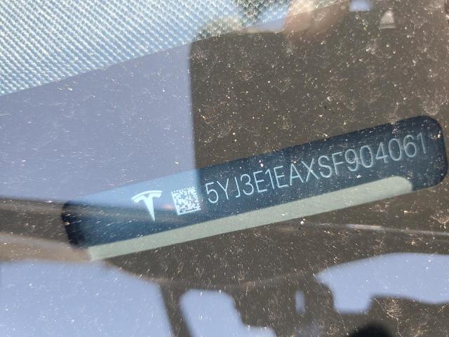 2025 TESLA MODEL 3 5YJ3E1EAXSF904061