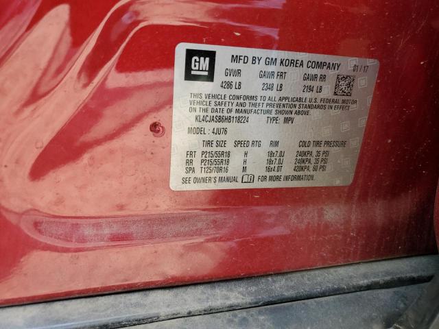 2017 BUICK ENCORE PRE KL4CJASB6HB118224