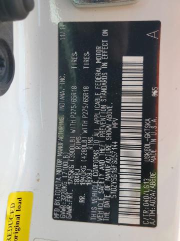 2015 TOYOTA SEQUOIA SR 5TDZY5G18FS057144