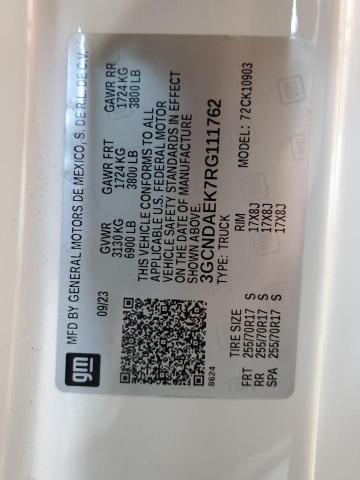 2024 CHEVROLET SILVERADO 3GCNDAEK7RG111762