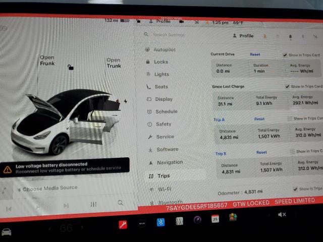 2024 TESLA MODEL Y 7SAYGDEE5RF185657