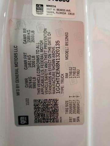 2022 CHEVROLET COLORADO L 1GCHTCEN8N1320135