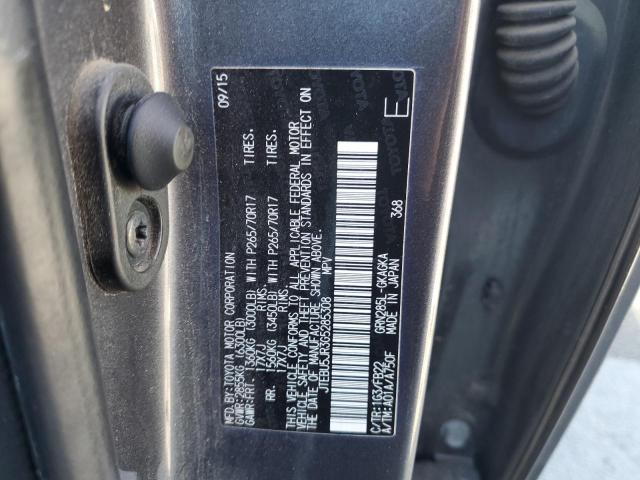 2016 TOYOTA 4RUNNER SR5/SR5 PREMIUM JTEBU5JR3G5285308