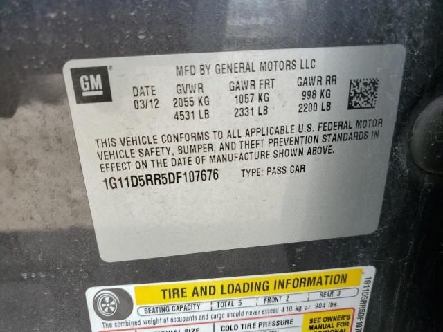 2013 CHEVROLET MALIBU 1LT - 1G11D5RR5DF107676