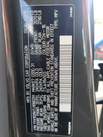 2018 VOLVO XC60 T5 MO YV4102RK7J1086291