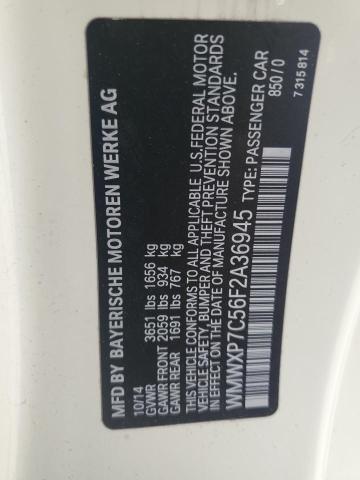 2015 MINI COOPER S WMWXP7C56F2A36945
