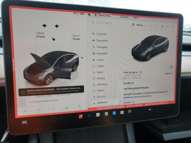 2023 TESLA MODEL Y 7SAYGDEE8PF762582